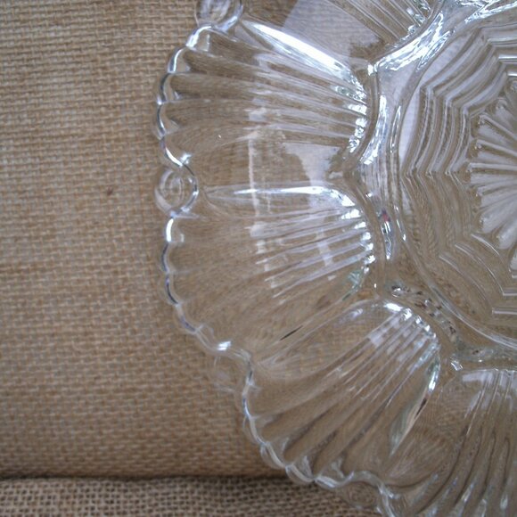 Vintage Anchor Hocking Deviled Egg Glass Tray - Picture 10 of 16